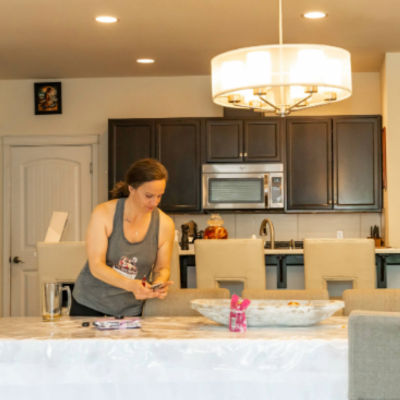 Untitled design (7) Owner of Not Your Wifey cleaning a table. #KitsapCleaner #NotYourWifey #Seattle