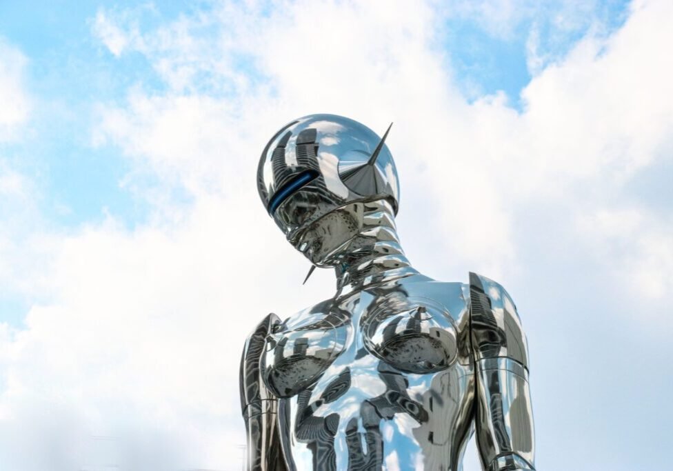 This <a href="https://www.pexels.com/photo/futuristic-chrome-robot-against-blue-sky-31233586/">Photo</a> was taken by <a href="https://www.pexels.com/@sun-god-apolo-230380599">Sun God Apolo</a> on Pexels.