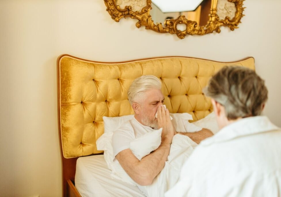 This <a href="https://www.pexels.com/photo/a-man-wearing-a-white-shirt-blowing-his-nose-near-a-woman-8088601/">Photo</a> was taken by <a href="https://www.pexels.com/@yaroslav-shuraev">Yaroslav Shuraev</a> on Pexels.